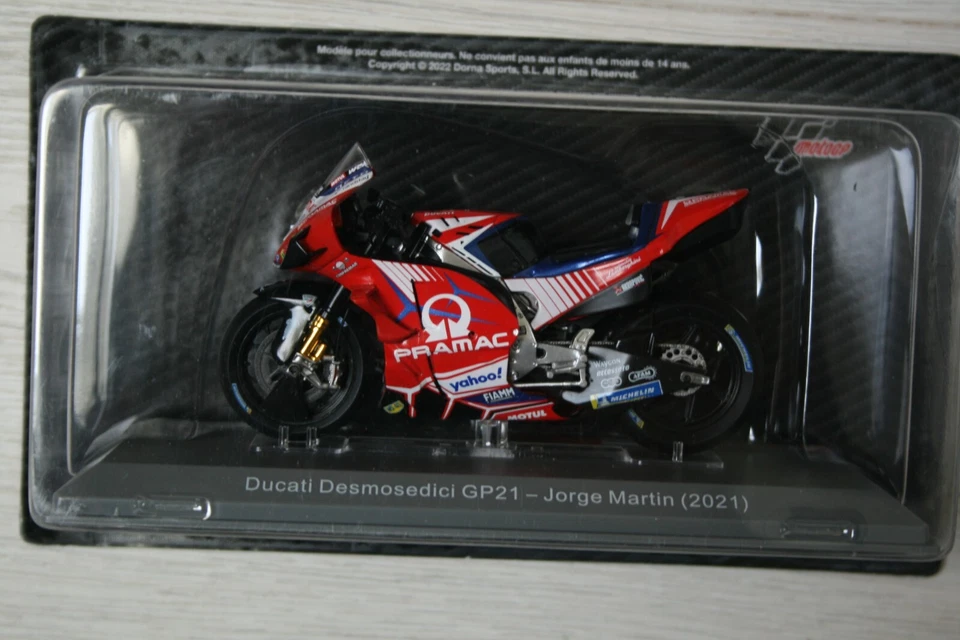 Jorge Matin - Ducati Desmosedici -GP 2021 - 1/18 Moto Altaya  - Photo 1/1