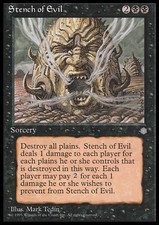 Magic the Gathering MTG Stench of Evil (165) Ice Age   LP