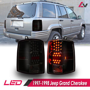 LED Taillight for 1997-1998 Jeep Grand Cherokee - Black/Smoke