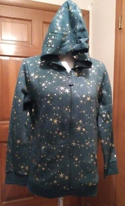 Cat & Jack Size XL (14/16) Plus Long Sleeve With Shiny Silver/Gold Stars 25" L - Picture 1 of 13