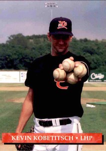 1994 Sioux City Explorers Collect-A-Sport #12 Kevin Kobetitsch Copiague New York