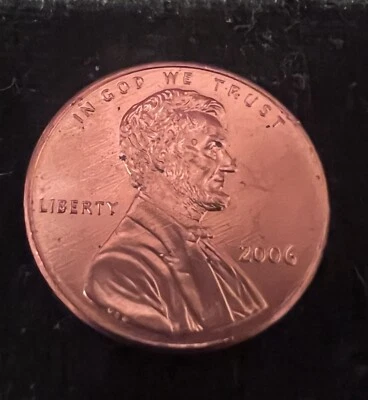 2006 Philly Lincoln 1C Penny, Looks New,DDR, Rare Very Red, Very Nice Coin!! MS  - Image 1 of 4