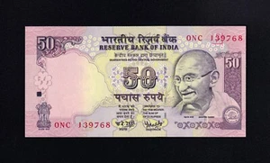 F.C. INDIA , 50 RUPIAS 2008 , S/C ( UNC ) , P.97e . - Imagen 1 de 2