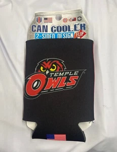 NCAA Temple University Owls Two-Sided Can Coozie - Picture 1 of 3