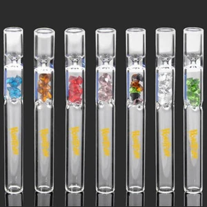 5pcs 104MM Glass Cigarette Tobacco Smoking Pipe Portable Herb Smoke Pipes - Picture 1 of 5