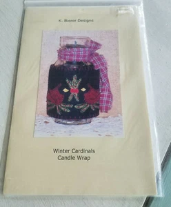 Patrón de costura de vela envolvente de lana Cardinals 14"" x 10"" ajustable - Imagen 1 de 2