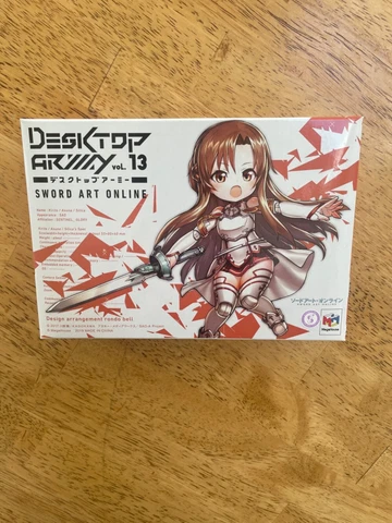 Desktop Army Sword Art Online Figure Lot Box Kirito Asuna Silica Import NIB RARE Cover