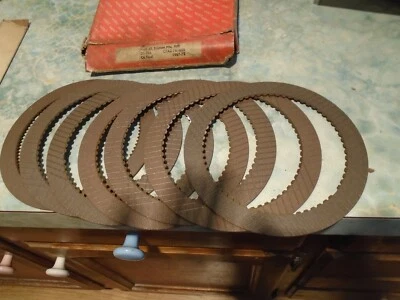 1966-1972 ford  Fairlane Galaxie Cougar  C6 forward clutch friction plates 7 ea - Image 1 of 2