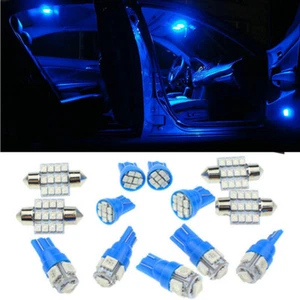 13Pcs Car Interior LED Light Dome License Plate Lamp 12V Kit Accessories - Bild 1 von 12