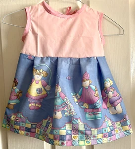 Handmade Daisy Kingdom Playtime Jellybeans Sun Dress Size 3/4 Zip Back - Picture 1 of 2