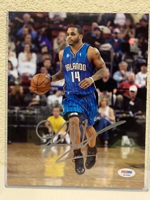 Jameer Nelson Signed Orlando Magic 8x10 Photo PSA/DNA - Image 1 of 4