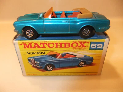 Matchbox Superfast Model No. 69 Rolls Royce Silver Shadow 1969 - Image 1 of 4