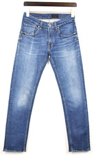 TIGER OF SWEDEN Iggy Nudge Jeans Mens W29/L32 Stretchy Blue Fade Effect Slim