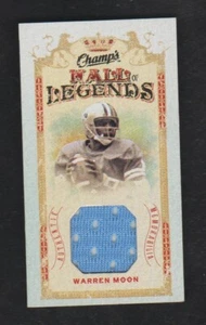 WARREN MOON 2009-10 Champ's Hall of Legends Memorabilia #HL-WM SP Jersey Card - Picture 1 of 2