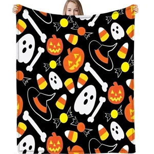 Halloween Print Blanket - Picture 1 of 13