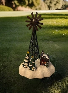Hawthorne Village Wind Tower Windmill Holiday Towers Train (Does NOT Light Up) - Picture 1 of 7