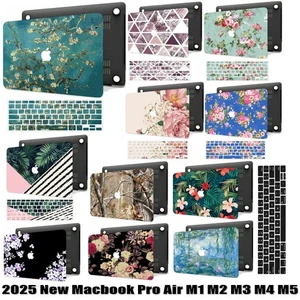 Fresh Flowers Rubberized Hard Case Cover For New Macbook Pro Air M1 M2 M3 M4 M5 - Picture 1 of 20