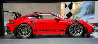 1:18 Minichamps Porsche 911 (992) GT3 RS Red Diecast Model Car Limited #1 of 300 - Image 1 of 4