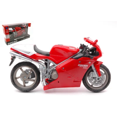 DUCATI 998 S 2002 RED 1:12 New Ray Moto Modellino Nuovo - Immagine 1 di 3