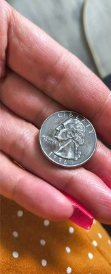 1995D Black Beauty Clad Error Quarter, Improper Annealing, Error ** Free Ship - Image 1 of 3