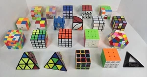 Lot of 20 Twisty Rubik's Cube Puzzles - Many Different Unique Styles - See Pics! - Picture 1 of 6