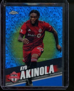 2022 Topps Chrome MLS #85 Ayo Akinola Blue Mini-Diamond #/199 - Picture 1 of 2