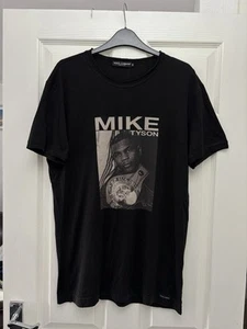 Camiseta Dolce And Gabbana Hombre Mike Tyson D&G Negra 48 Mediana M Boxeo - Imagen 1 de 10