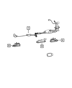 Genuine Mopar License Lamp Wiring 68532412AA - Picture 1 of 1