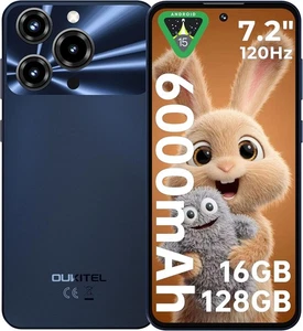 OUKITEL C69 Smartphone Android 15-7.2" HD+ Schermo Grande, 64MP+8MP Camera 6000M - Foto 1 di 12