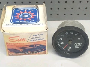 Vtg Sun Electric Tachometer 0-8000 RPM 695-317 Made In USA - Picture 1 of 9