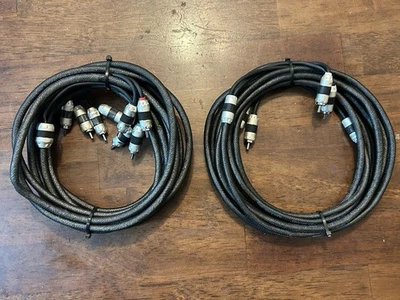 Stinger  8000 Series 17 Ft. 2 & 4 - Channel Stereo RCA Interconnect Cables,"LN" - Image 1 of 4