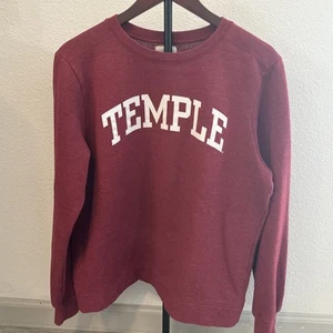 Temple University Sweatshirt mit Rundhalsausschnitt Extra Large Redshirt - Bild 1 von 5