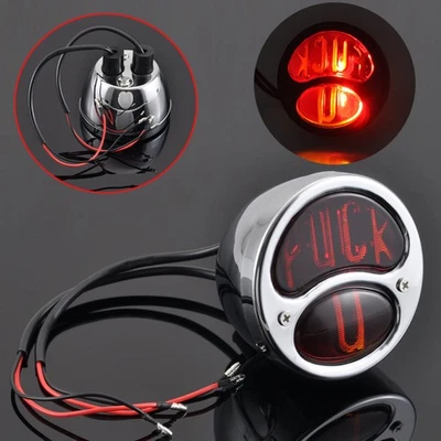 1x Retro Rear Brake Stop Taillight Duolamp For Ford Model A /AA 1928-1931 Chrome Foto 1 de 4