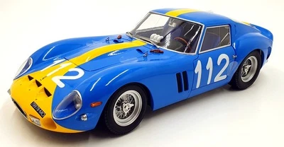 KK Scale 1/12 Scale KKDC120123 - Ferrari 250 GTO 1962 Targa Florio #112 - Blue - Image 1 of 4