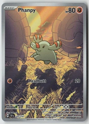 Phanpy - 205/191 - SV08: Surging Sparks Holofoil- PTCG - Image 1 of 2