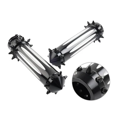 Spikes 1'' Motorrad Handgriffe Lenker für Harley Touring Dyna Softail I - Image 1 of 4