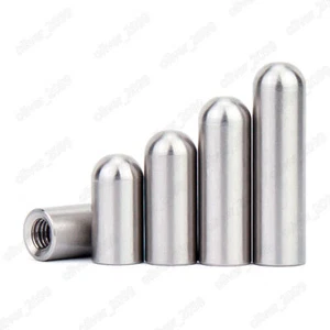 304 Stainless Steel Round Head Parallel Pins With Internal Thread Φ4 Φ5 Φ6 Φ8 - Foto 1 di 6