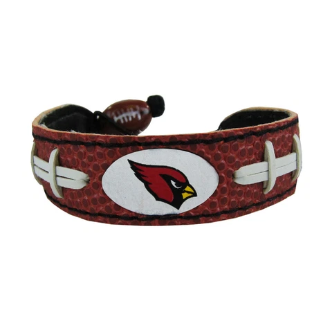 Brand New NFL Arizona Cardinals Classic Genuine Football Leather Bracelet Cover