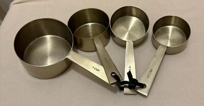 4 copos de medição de aço inoxidável para caixas e barris - Imagem 1 de 4