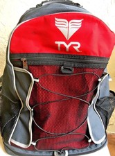 TYR TRANSITION SWIM BACKPACK Grey/Black/Red