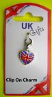 ‘NEW’ Top Quality Novelty Clip on Charm – UNION JACK HEART