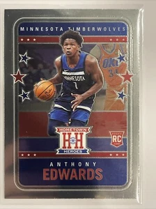 2020-21 Panini Chronicles - Hometown Heroes Optic #546 Anthony Edwards (RC) - Picture 1 of 2
