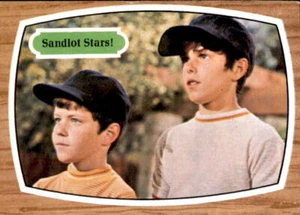¡Brady Bunch #47 1969 Sandlot Stars! Tarjeta EX de Christopher Knight & Mike Lookinland - Imagen 1 de 2