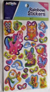 AUFKLEBER SCRAPBOOKING REGENBOGEN STICKER GROSSES SET 168 GEMISCHT @@ MEINE ANDEREN ARTIKEL - Bild 1 von 3