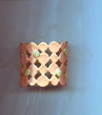 Pulsera KJL KENNETH LANE WIDE esmalte coral Foto 1 de 2