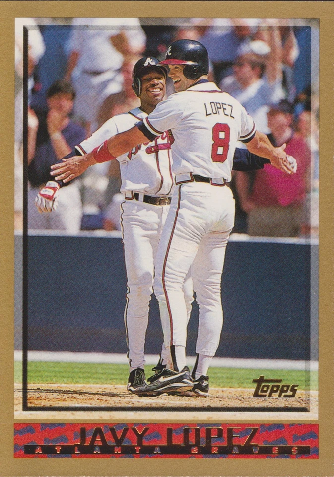 1998 Topps Javy Lopez #183 Atlanta Braves Baseball - Image 1 of 1
