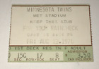 8/13/76 Minnesota Zwillinge New York Yankees Ticket Stub grau Brennnesseln HR #164 #165