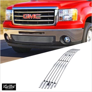 Fits 2007-2013 Sierra 1500/Denali/07-10 2500/3500 Bumper Billet Grille Insert - Picture 1 of 7