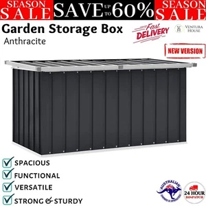 Outdoor Storage Box Garden Patio Deck Shed Tool Toys Container Chest Bench Box - Picture 1 of 11