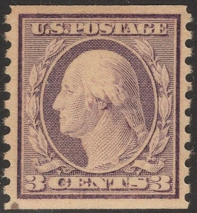 #493 VF MNH OG TYPE I 3¢ Washington Type I COIL (REM #493-6) - Picture 1 of 2